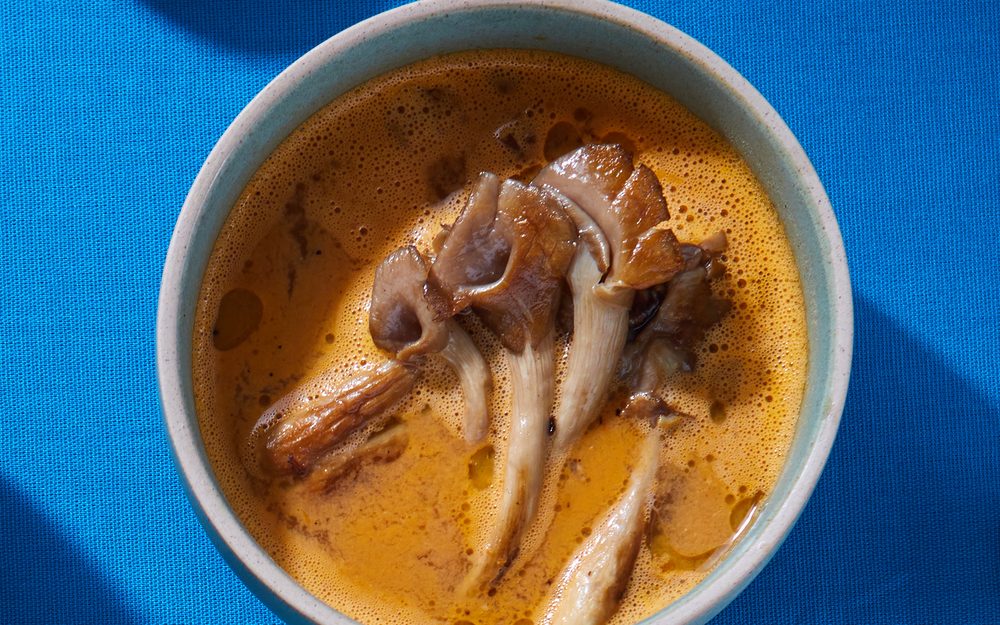 Grilled Mushroom Soup