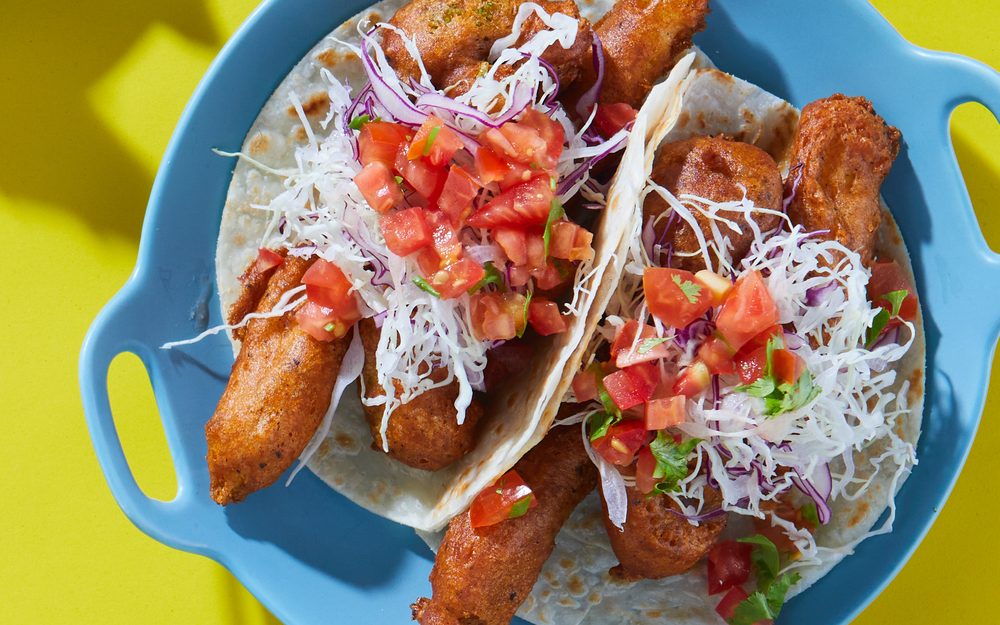 Shrimp Baja-Tacos