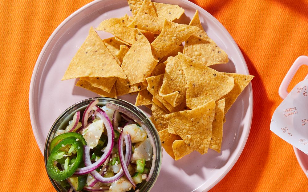 Blue Fin Tuna Ceviche Chips